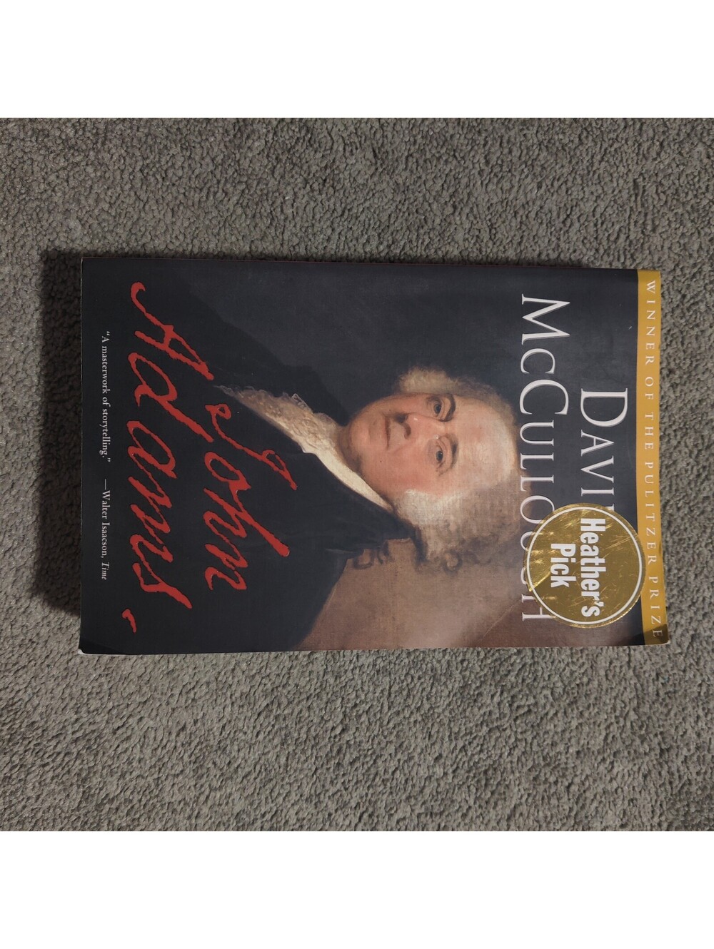 John Adams by David McCullough Paperback Biography Pulitzer Prize Winner